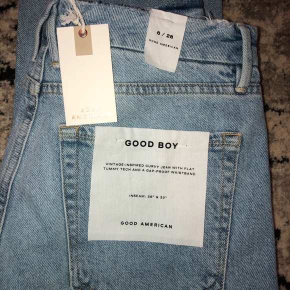 Brand New Good American ‘Good Boy’ Jeans - Picture 5 of 7